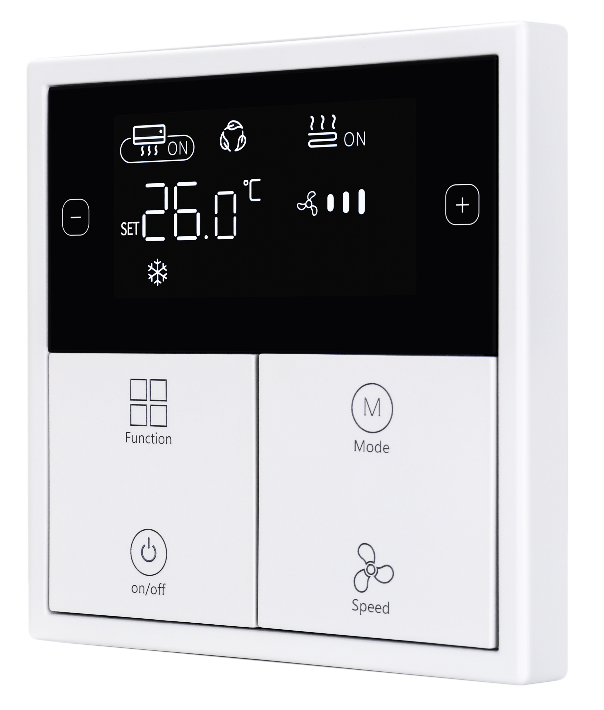 Термостат KNX серии Tile EU 2.0, пластик (без рамки и шинного соединителя M/PTCI2P.1) фото 3
