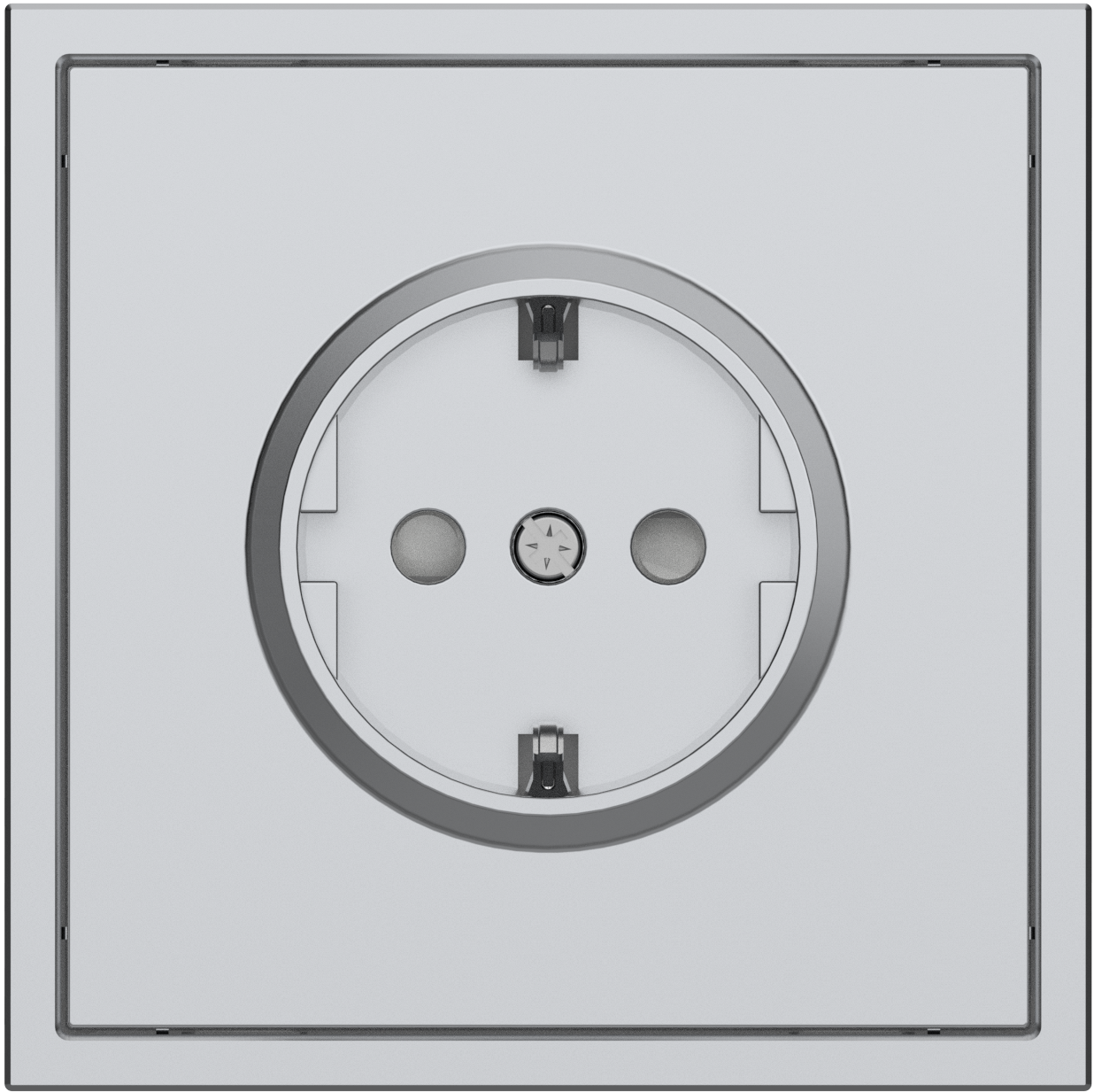 Европейская розетка серии Tile 2.1 с заземлением, пластик (без рамки) фото 4