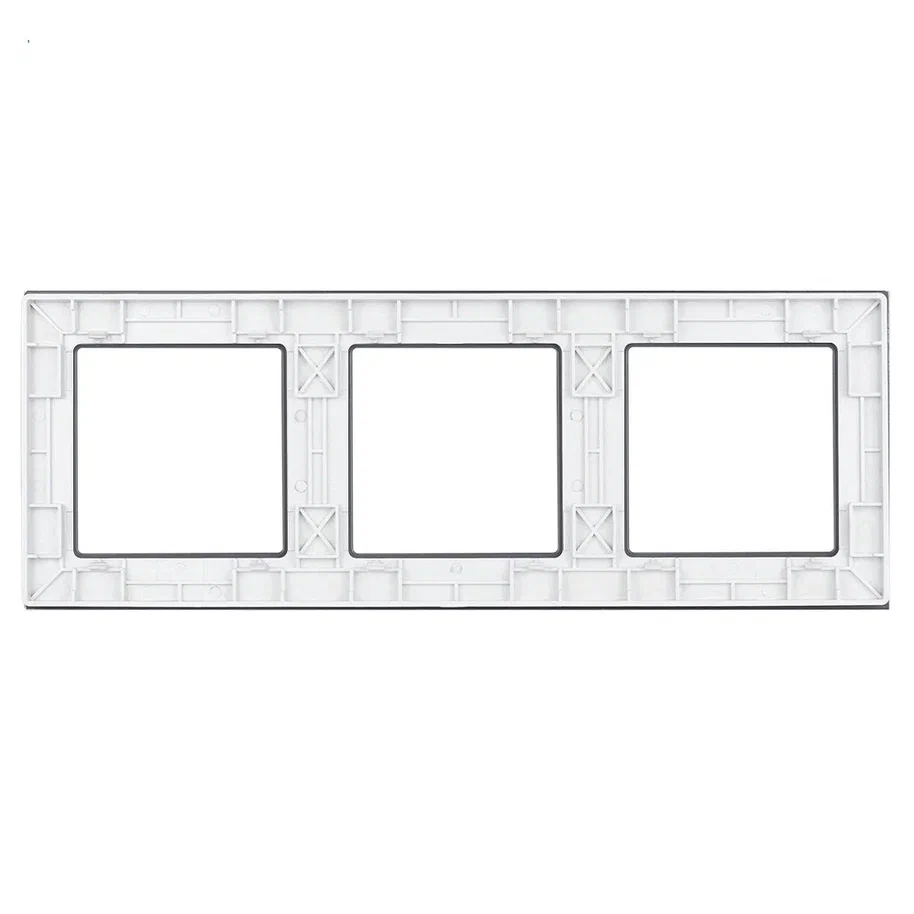 Рамка 3-х постовая (белое стекло)