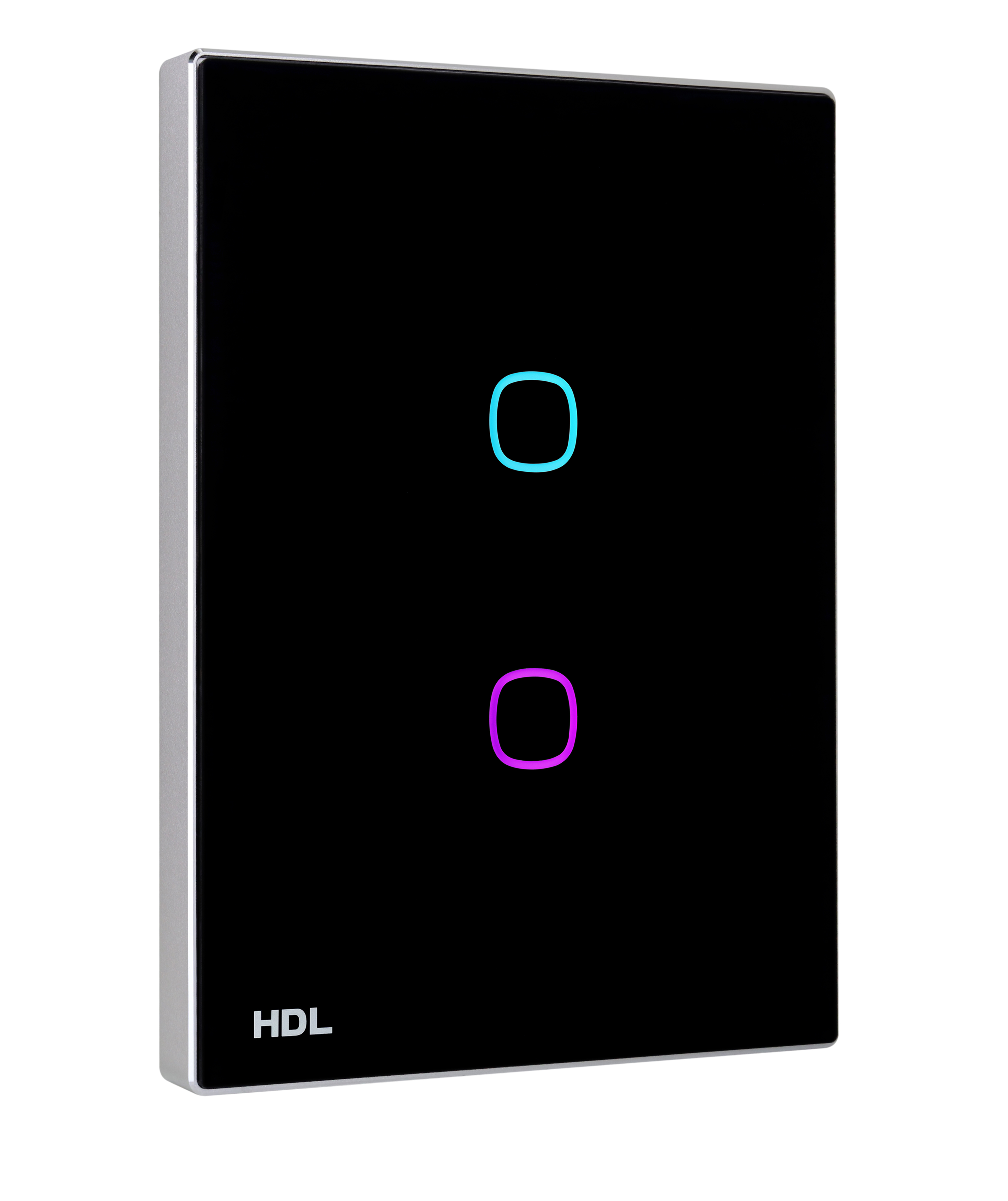 2-клавишная сенсорная панель iTouch, US стандарт (без шинного соединителя HDL-MPLPI.46-A) фото 5