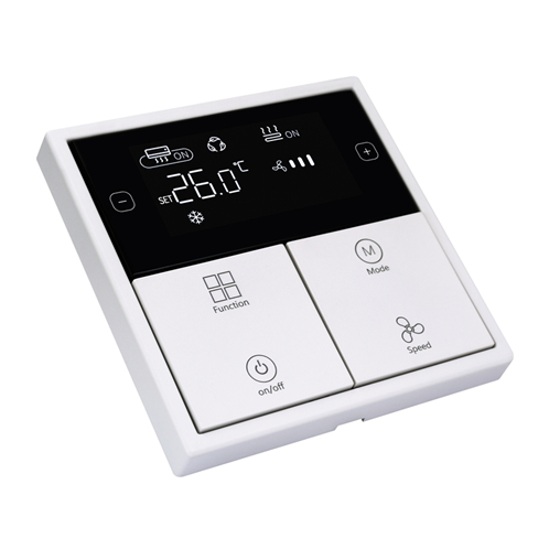 Термостат KNX серии Tile EU 2.0, пластик (без рамки и шинного соединителя M/PTCI2P.1) фото 2