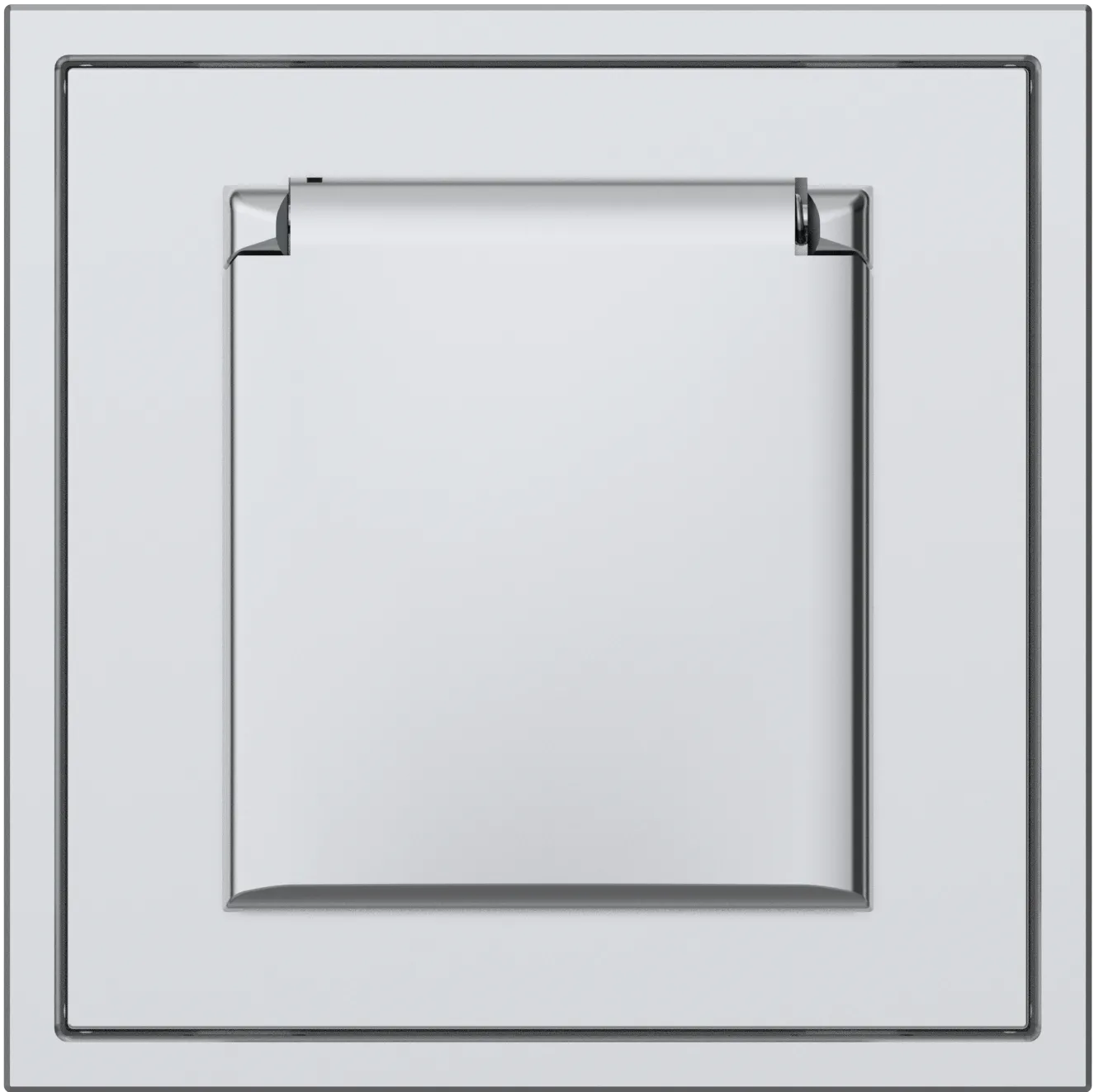 Европейская розетка серии Tile 2.1 с влагозащитной крышкой (без рамки) фото 3