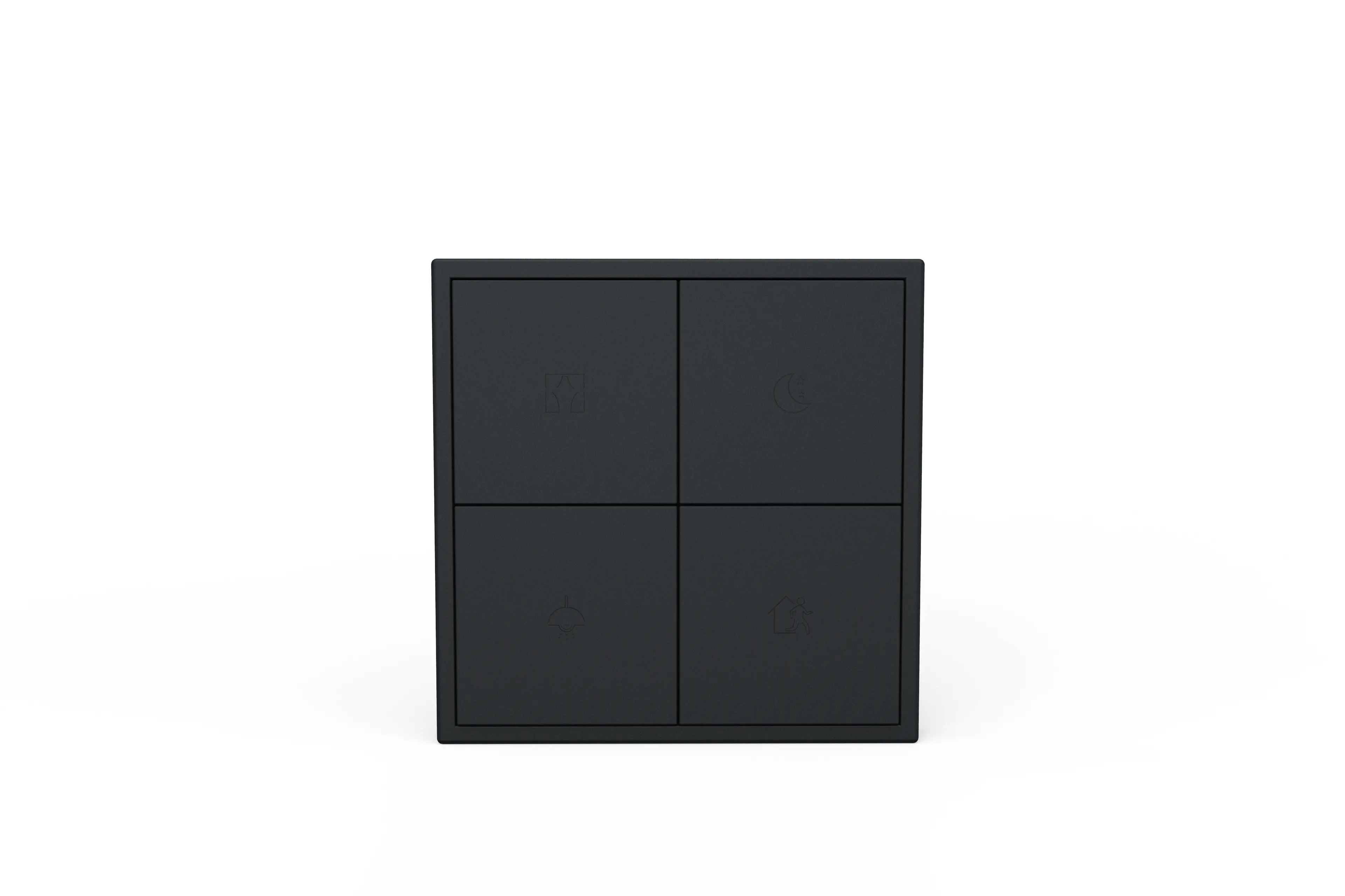 4-клавишная панель серии Tile EU 2.0, пластик (без рамки и шинного соединителя HDL-MPPI/TILE.48) фото 4