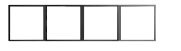 Рамка на 4 модуля серии Tile, горизонтальная установка, пластик фото 3