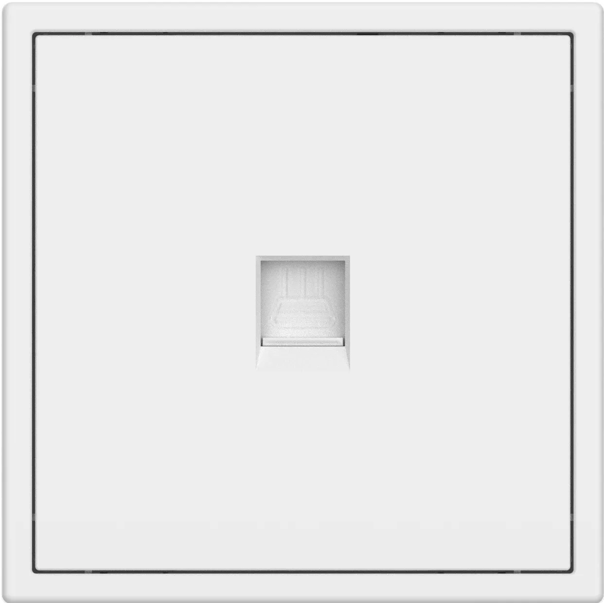 Интернет розетка серии Tile 2.1, пластик (без рамки)