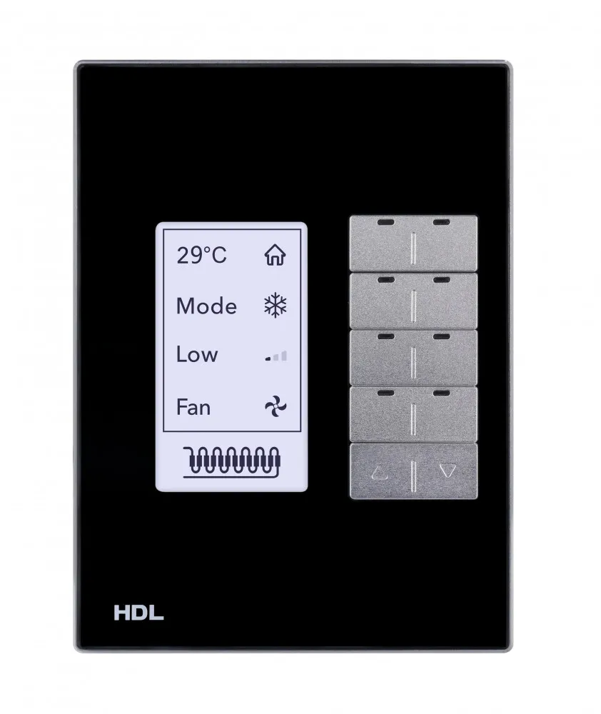 Клавишная настенная панель KNX с экраном DLP, австралийский/US стандарт  (без шинного соединителя HDL-M/PCI.3-A) фото 4