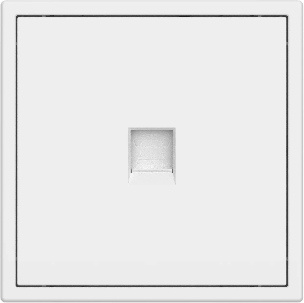 Телефонная розетка серии Tile 2.1, пластик (без рамки)