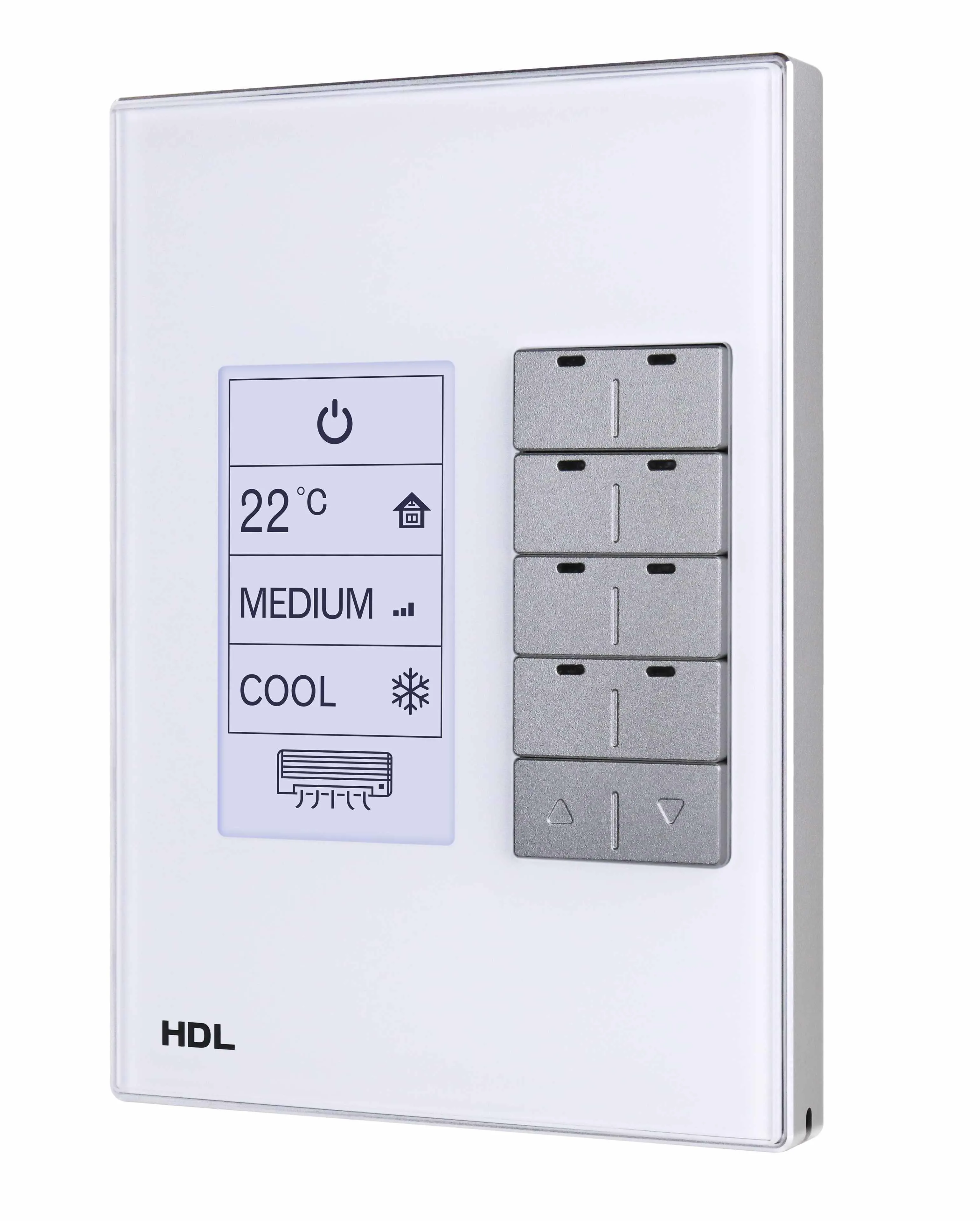 Клавишная настенная панель с экраном DLP, US стандарт (без шинного соединителя HDL-MPLPI.46-A)