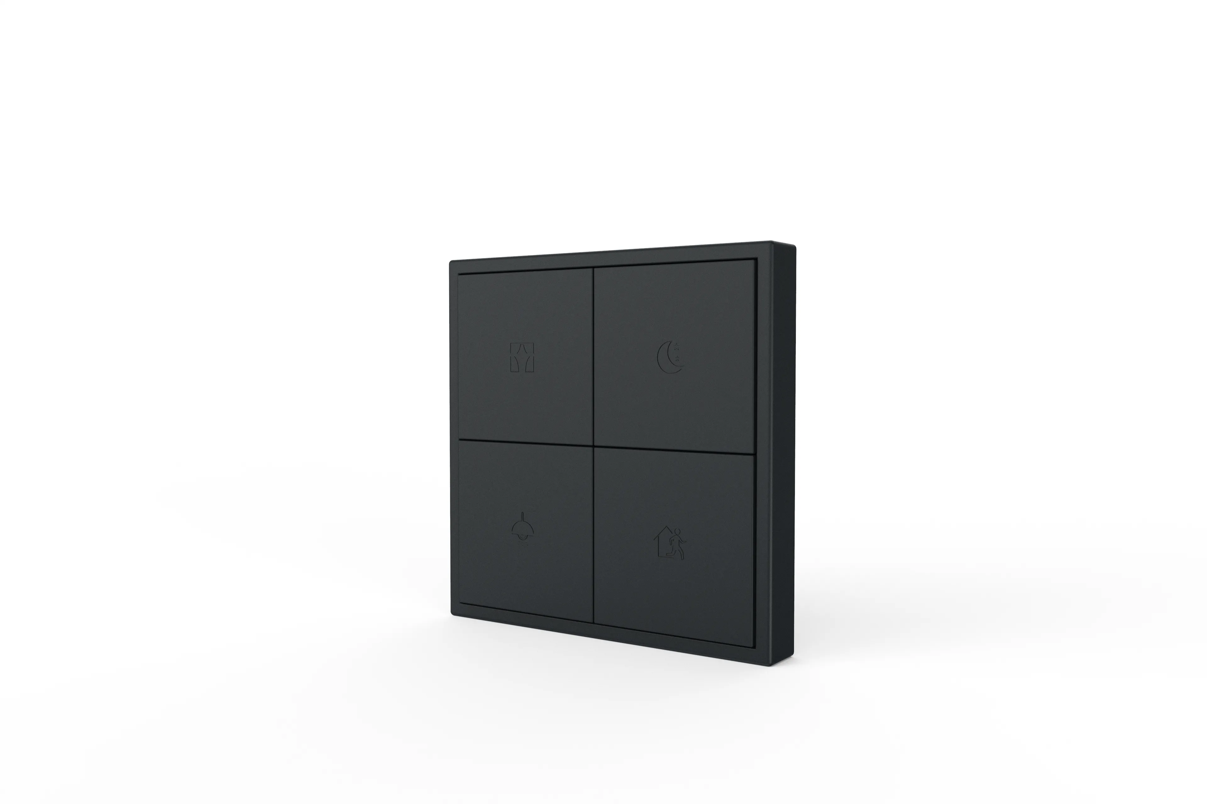 4-клавишная панель KNX серии Tile EU 2.0, пластик (без рамки и шинного соединителя HDL-M/PTCI.1)
