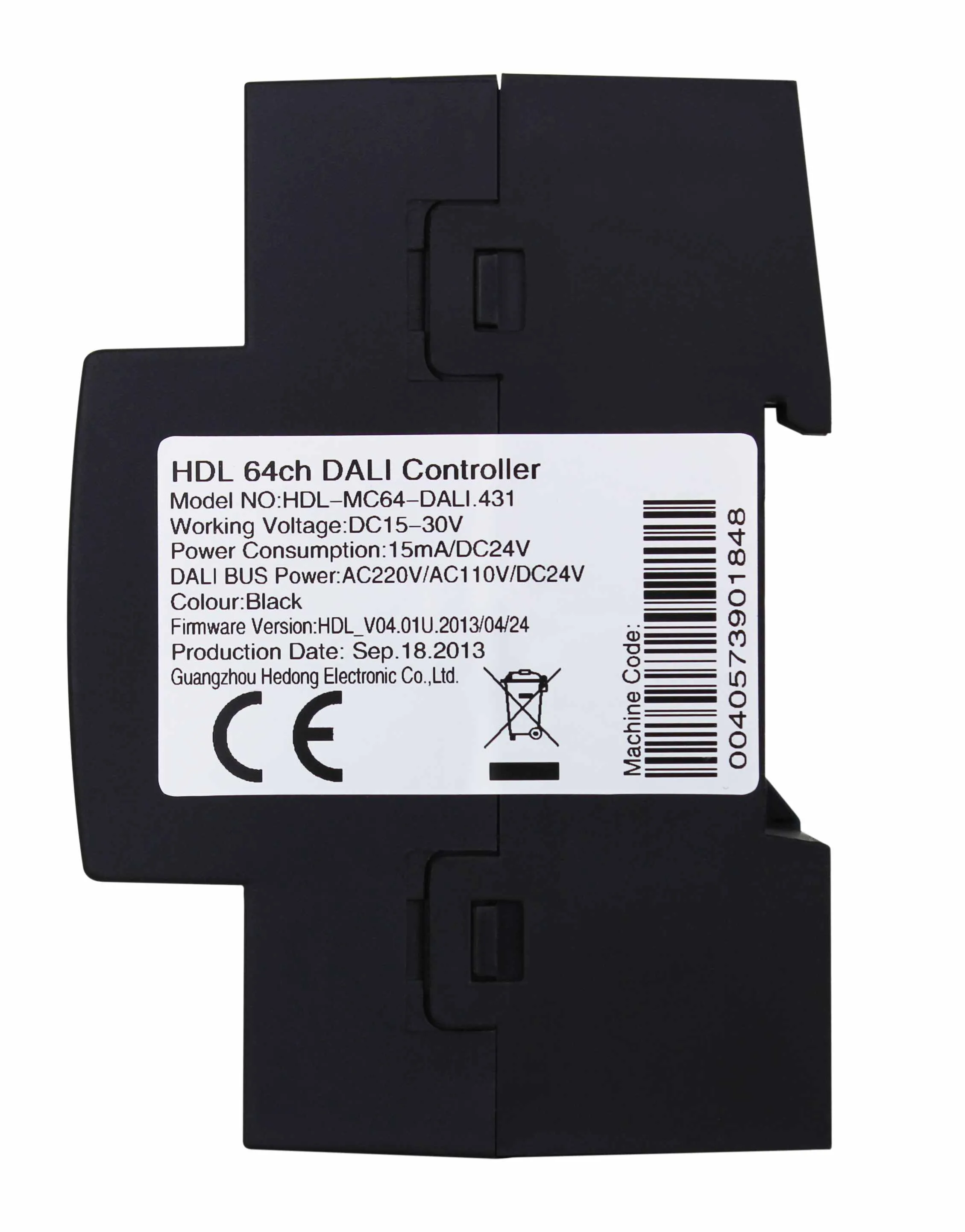 DIN 64-канальный DALI контроллер, с блоком питания фото 5