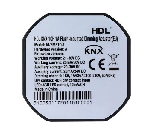 1-канальный 1A Mosfet диммер KNX скрытого монтажа фото 4