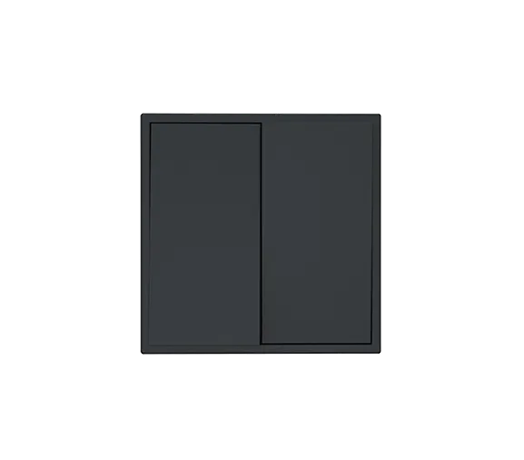 Выключатель 2-клавишный серии Tile, пластик (без рамки) фото 8