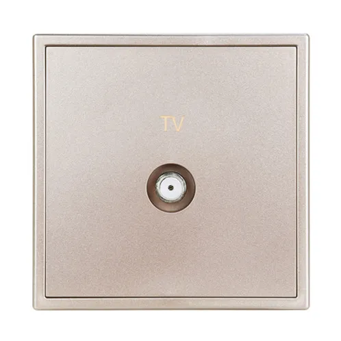 Телевизионная TV-F-Type розетка (BBTV) серии Tile, пластик (без рамки) фото 4