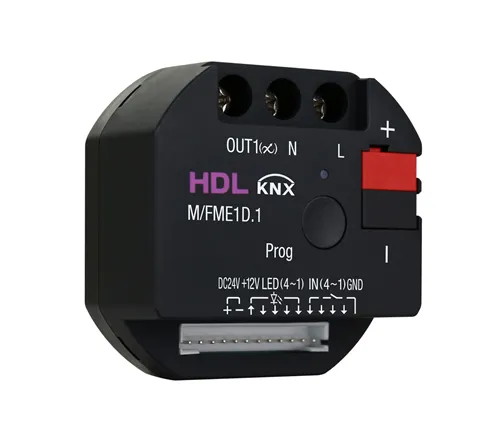 1-канальный 1A Mosfet диммер KNX скрытого монтажа фото 2