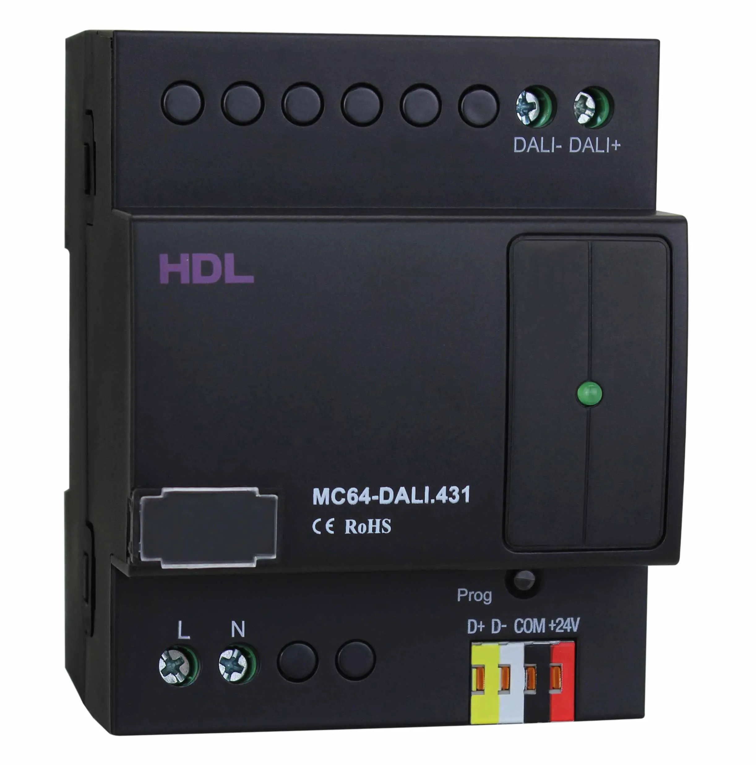 DIN 64-канальный DALI контроллер, с блоком питания фото 8