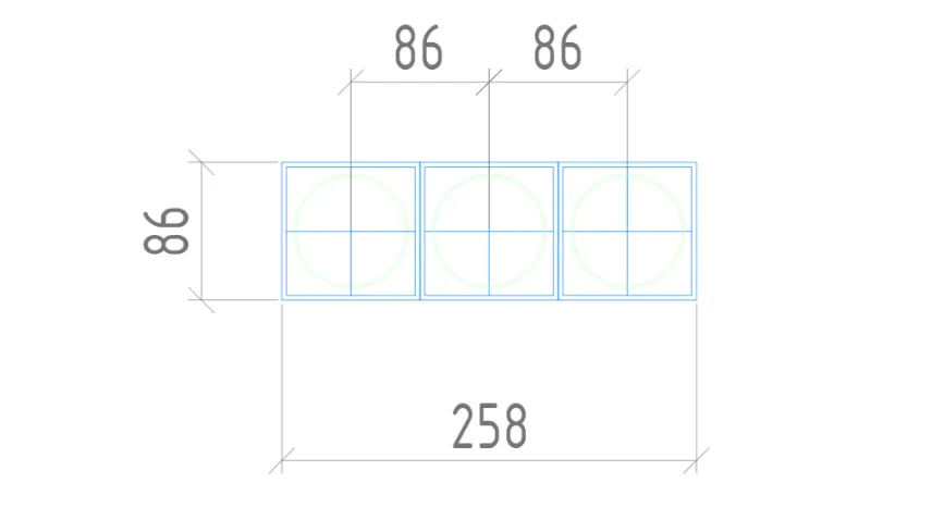 4-клавишная панель серии Tile, металл (без рамки и шинного соединителя HDL-MPPI/TILE.48) фото 3
