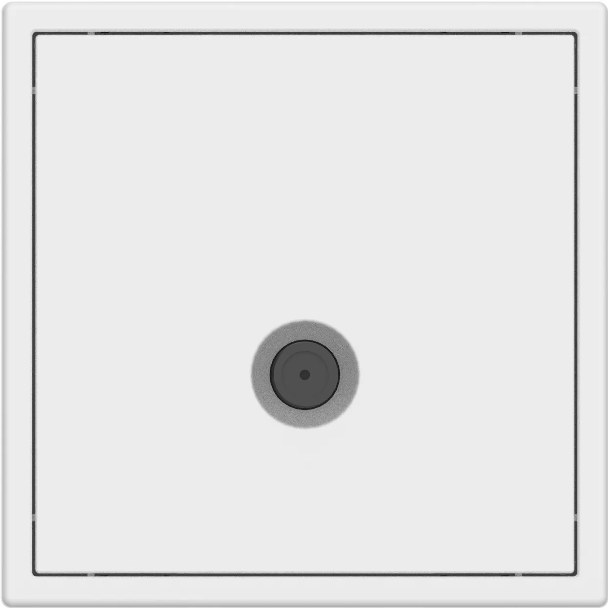 Телевизионная TV-F-Type розетка серии Tile 2.1, пластик (без рамки)