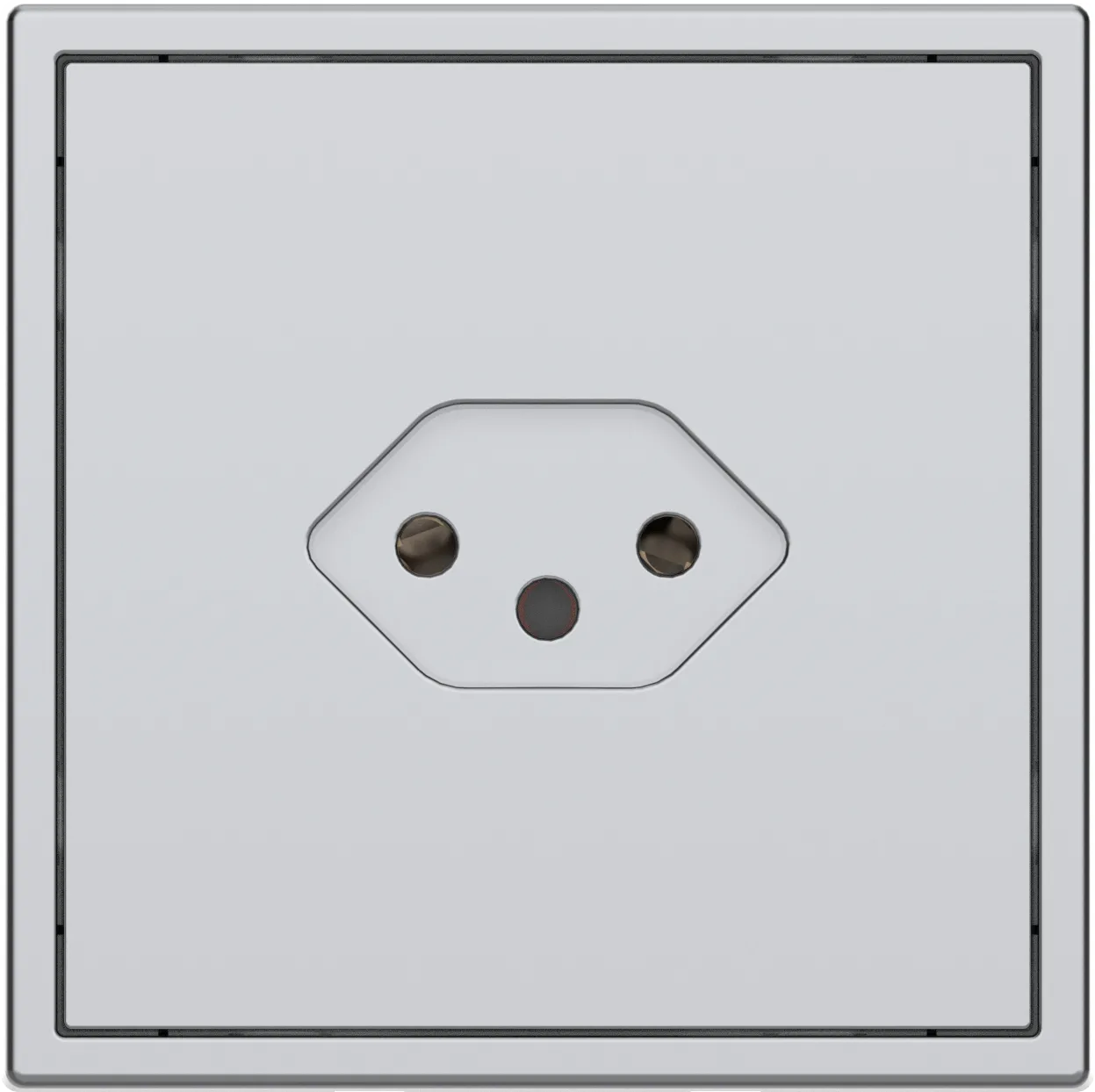 Европейская розетка серии Tile 2.1 типа J, пластик (без рамки) фото 4