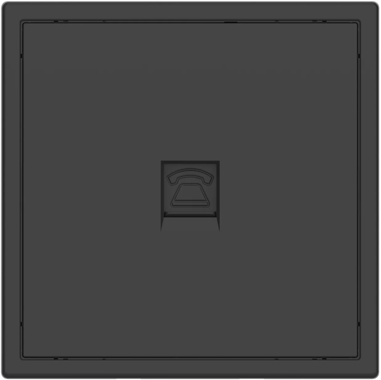 Телефонная розетка серии Tile 2.1, пластик (без рамки) фото 2