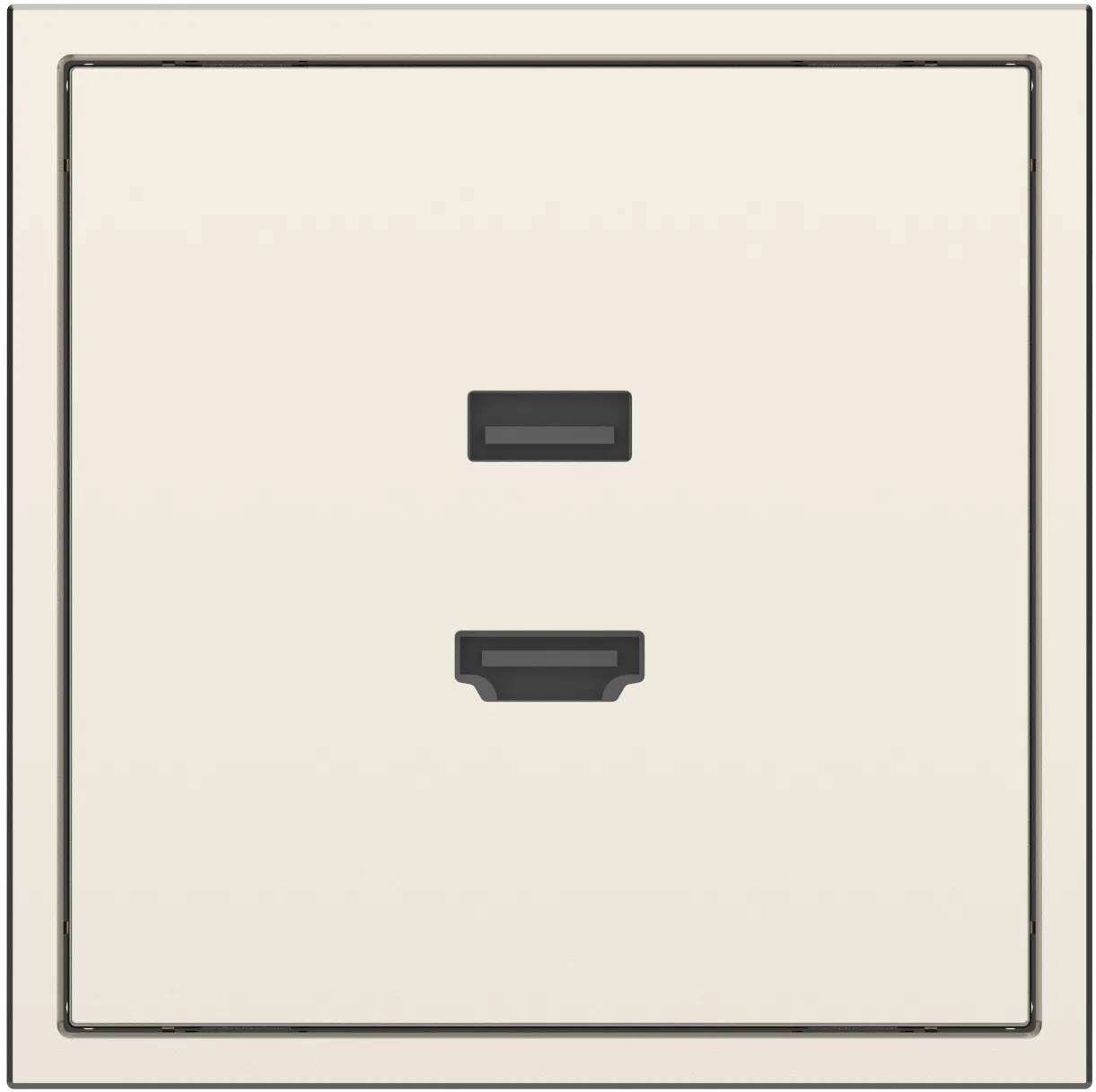 HDMI розетка с USB серии Tile 2.1, пластик (без рамки) фото 3