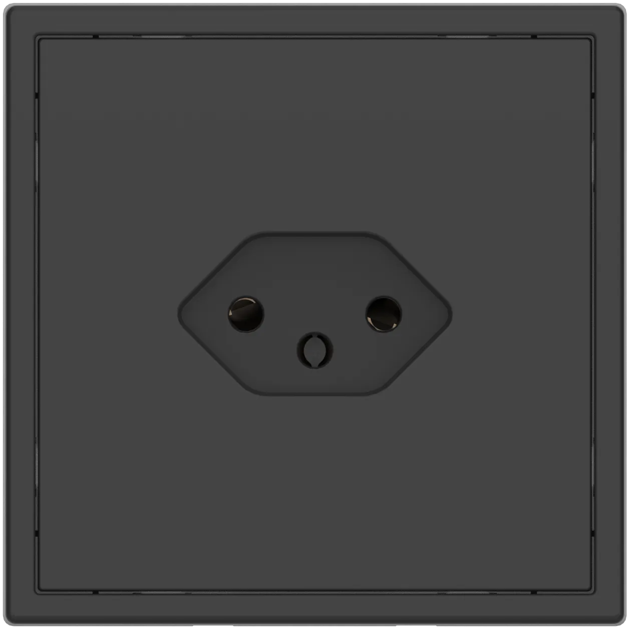 Европейская розетка серии Tile 2.1 типа J, пластик (без рамки) фото 2