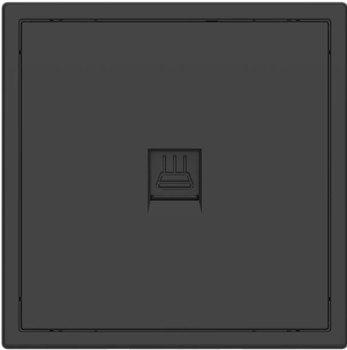 Интернет розетка серии Tile 2.1, пластик (без рамки) фото 2