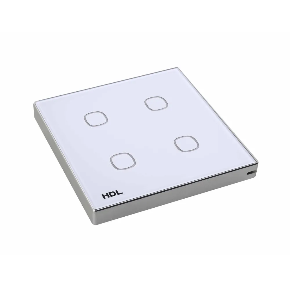 4-клавишная сенсорная панель KNX, европейский стандарт (без шинного ...